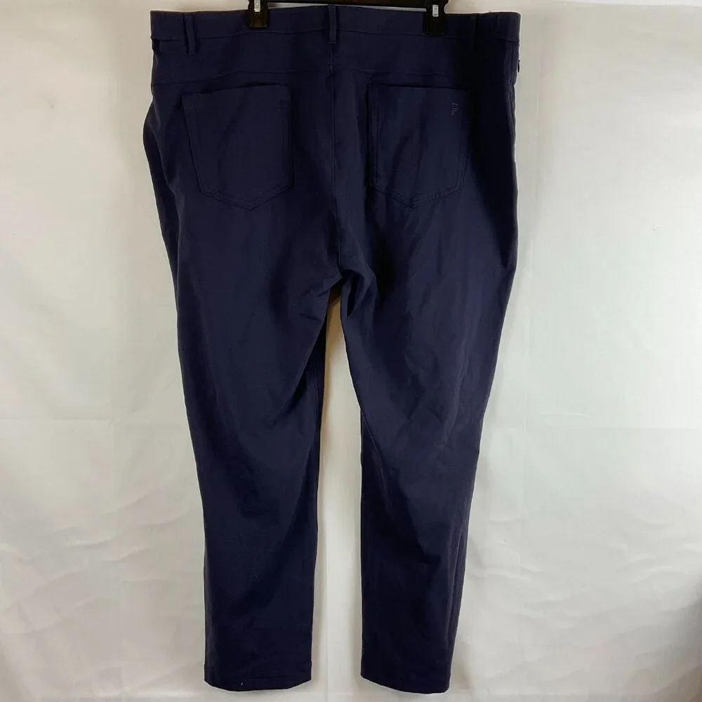 Public Rec Pants Men's 42/30 Navy Blue Zipper Pockets